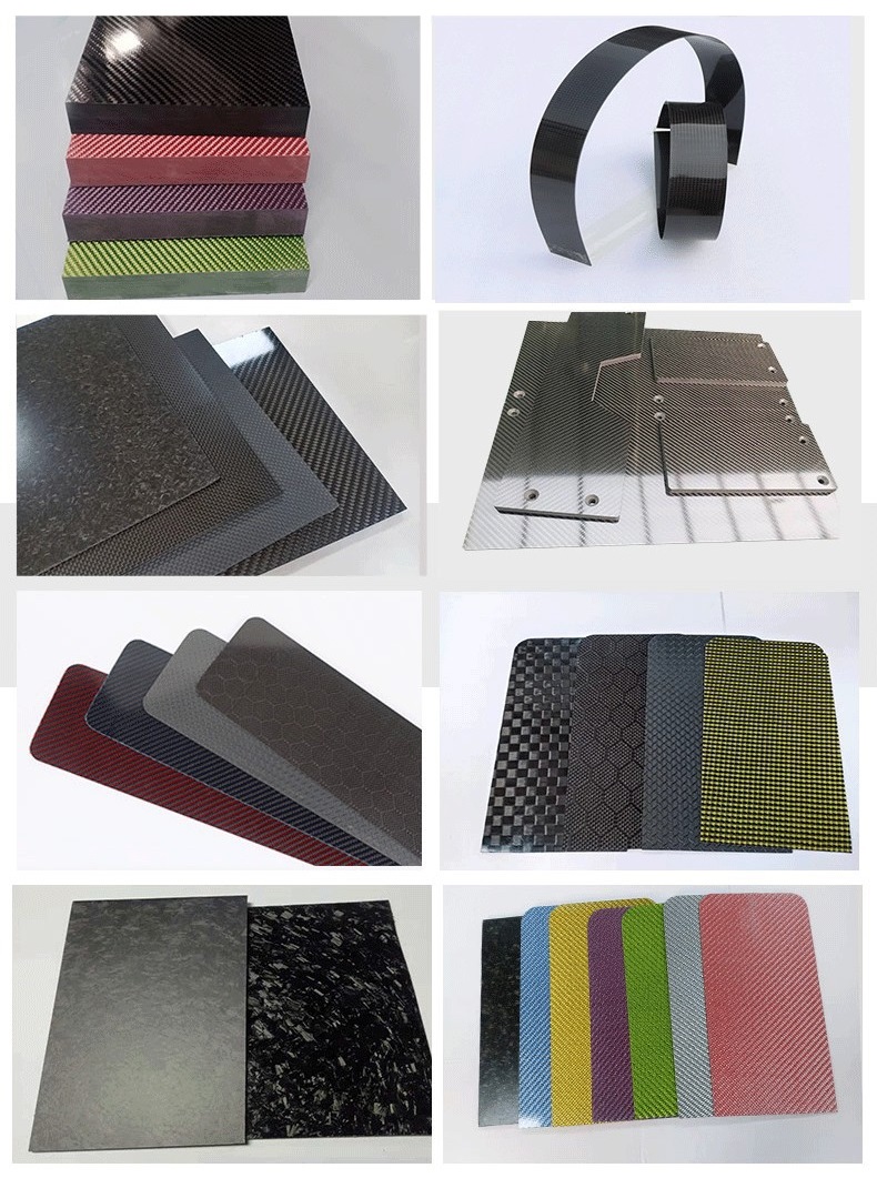 3mm 4mm 8mm thick Aramid core carbon plate